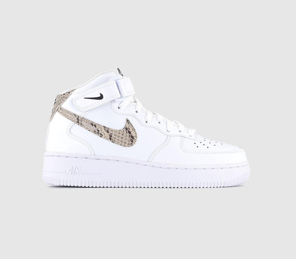 Odd sizes - Nike Air Force 1 Mid White Sanddrift Black Uk Sizes Right 5/Left 6