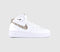 Odd Sizes -  Nike Air Force 1 Mid White Sanddrift Black - UK Sizes Right 7/Left 6