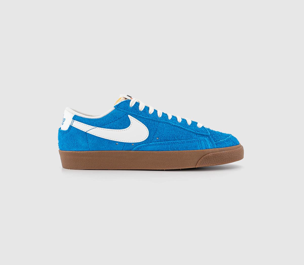 Nike Blazer Low Photo Blue Sail Gum Medium Brown Black Uk Size 4.5 OFFCUTS SHOES by OFFICE