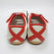 Adidas Tokyo Mary Jane Trainers Cream White Red Gold Metallic UK Size 5.5