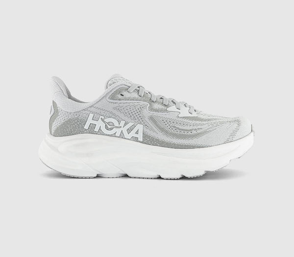 HOKA Clifton 10 Trainers Cosmic Grey Stardust F UK Size 5.5