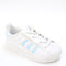 Kids adidas Superstar Infant Trainers White Halo Blue Metallic UK Size 8infant
