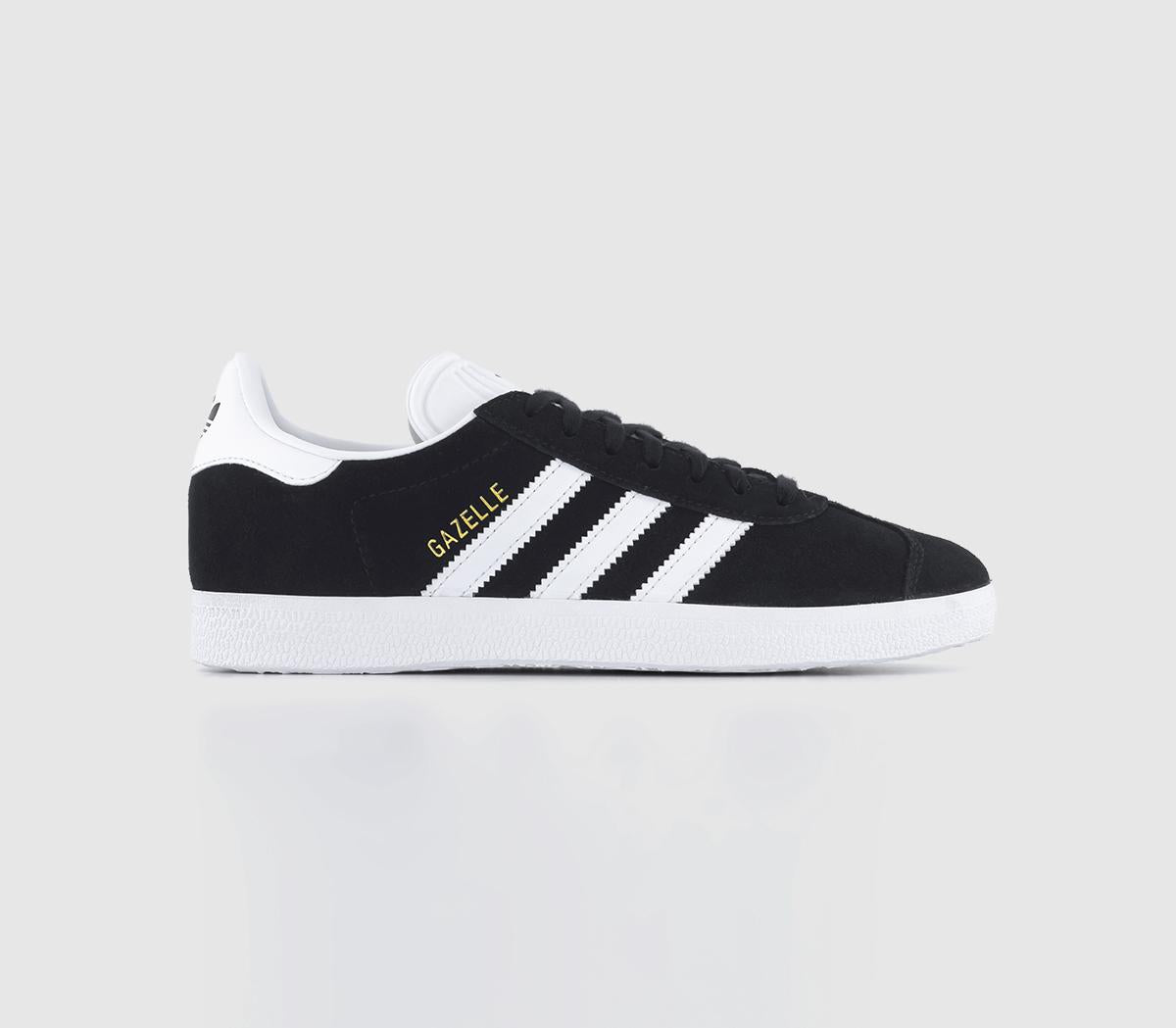 Odd Sizes - adidas Gazelle Core Black White - UK Sizes Right 4/Left 5