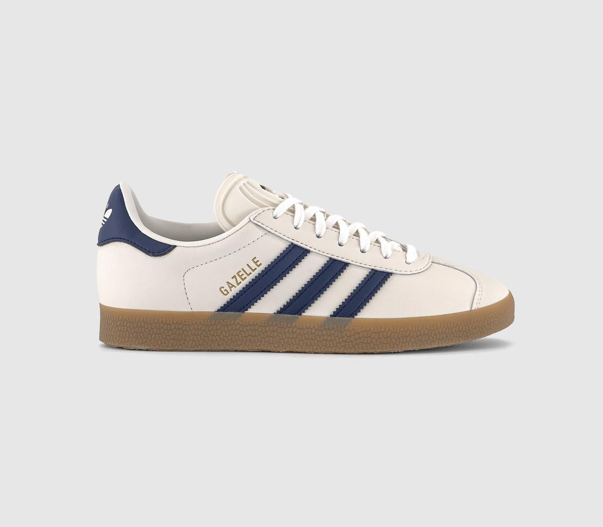 adidas Gazelle Cloud White Dark Blue Gum