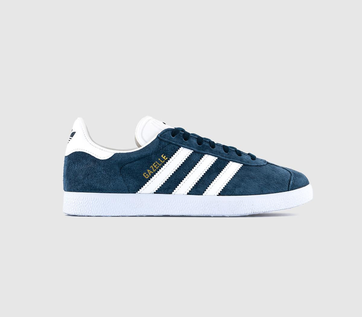 Odd Sizes - Mens adidas Gazelle Collegiate Navy White - UK Sizes Right 4/Left 3.5