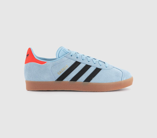 adidas Gazelle Trainers Clear Sky Black Gum