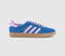 adidas Gazelle Trainers Blue Orchid Fusion Gum - OFFCUTS SHOES by OFFICE