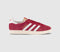 adidas Gazelle Team Victory Red Off White Cream White Uk Size 7.5