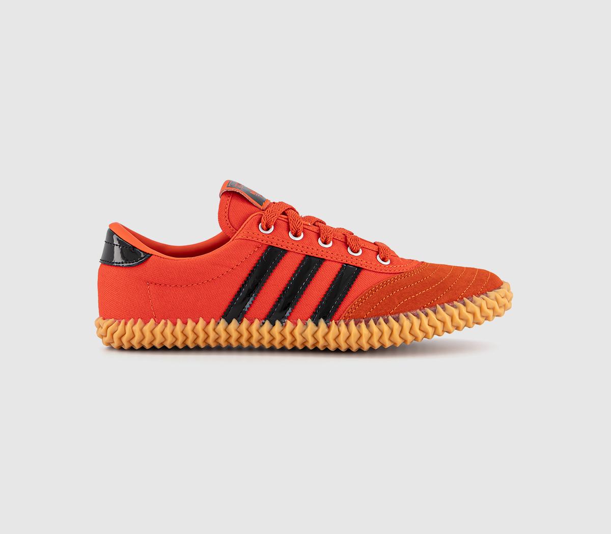 adidas Volley Plimsole Trainers Collegiate Orange Core Black