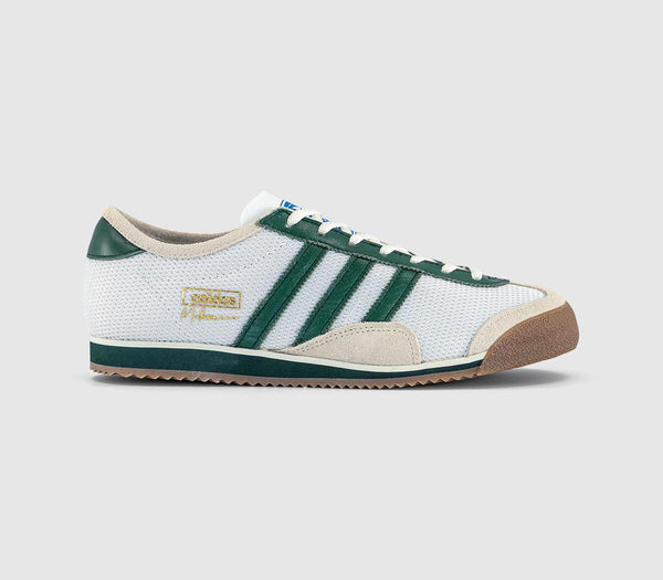 adidas Melbourne Trainers Up There White Dark Green Off White