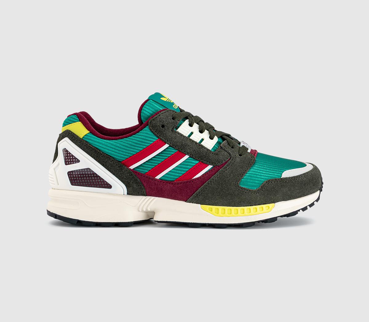 adidas ZX 8000 x OFFSPRING Equipment Green Better Scarlet Cream White