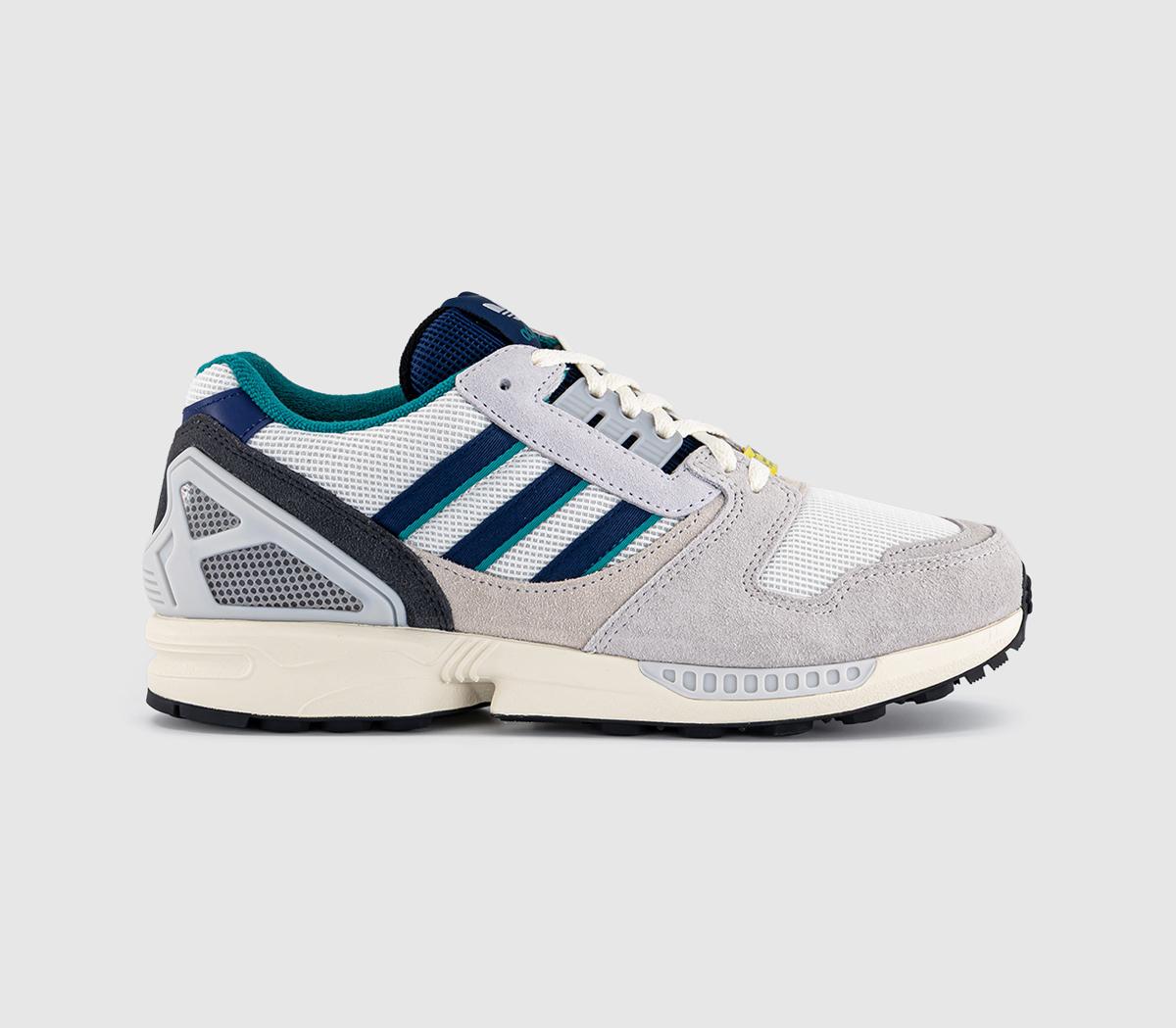 adidas ZX8000 Trainers Metallic Dark Blue Power Green