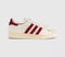 adidas Superstar II Trainers Off White Rust Red Warm Vanilla