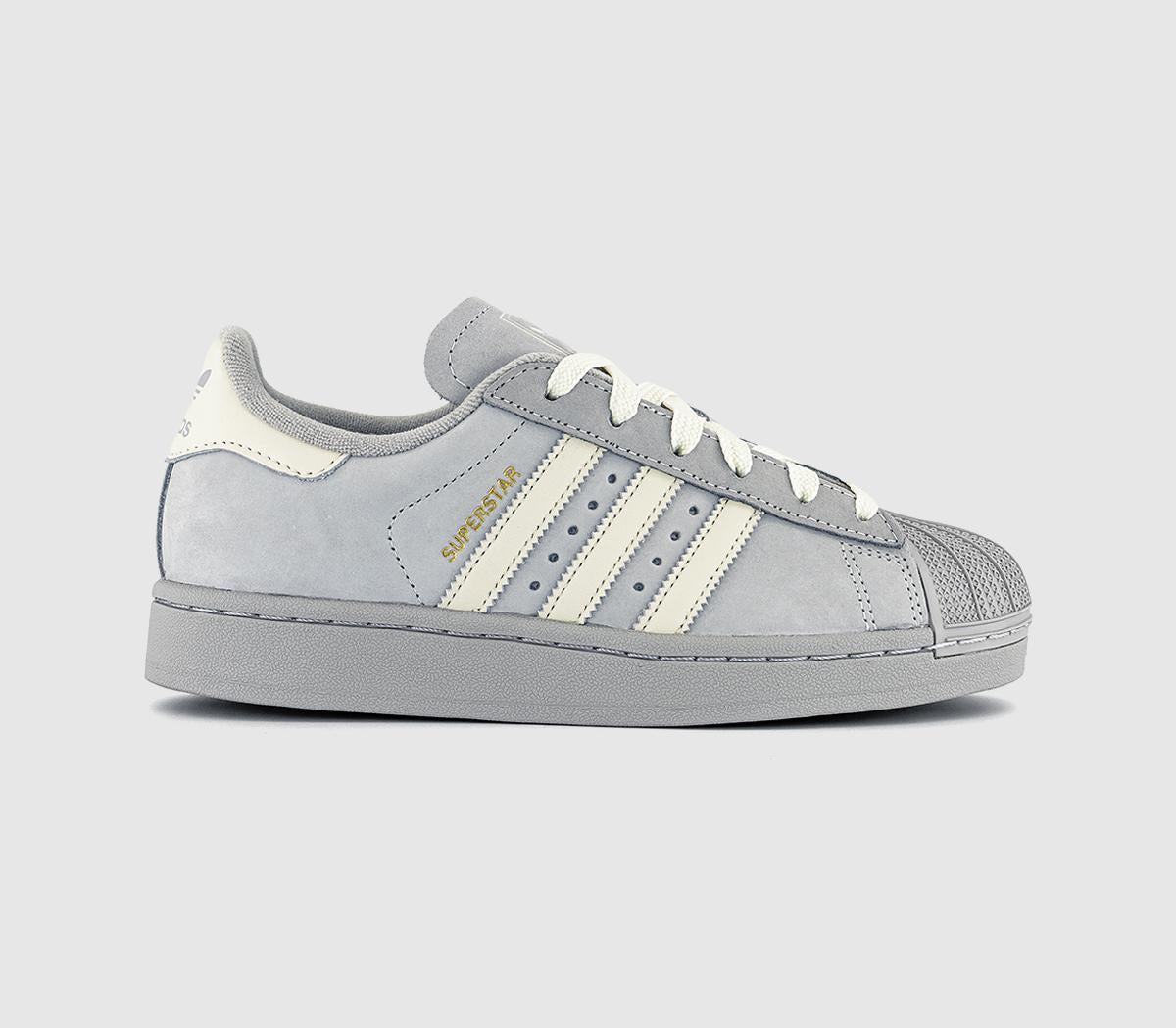 adidas Superstar II Trainers Grey - OFFCUTS SHOES by OFFICE
