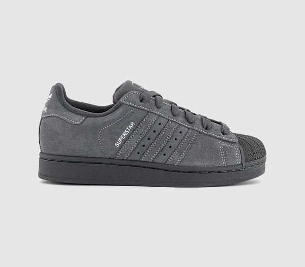 adidas Superstar Ii Trainers Charcoal Grey Black