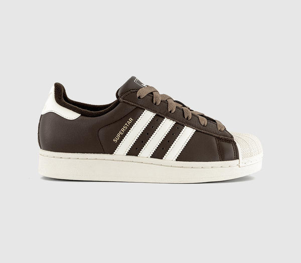 adidas Superstar II Trainers Aurora Coffee Off White Earth Strata