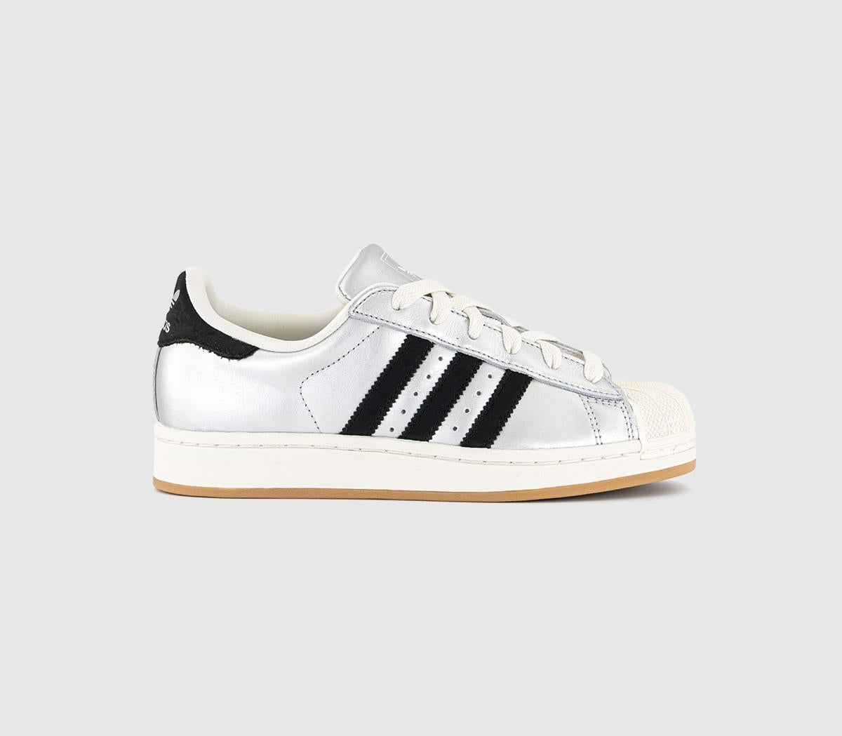 adidas Superstar Ii Trainers Silver Metalic Offwhite Gum