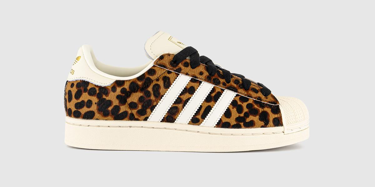 adidas Superstar Il Trainers Leopard Cream White Gold Metallic – OFFCUTS  SHOES by OFFICE