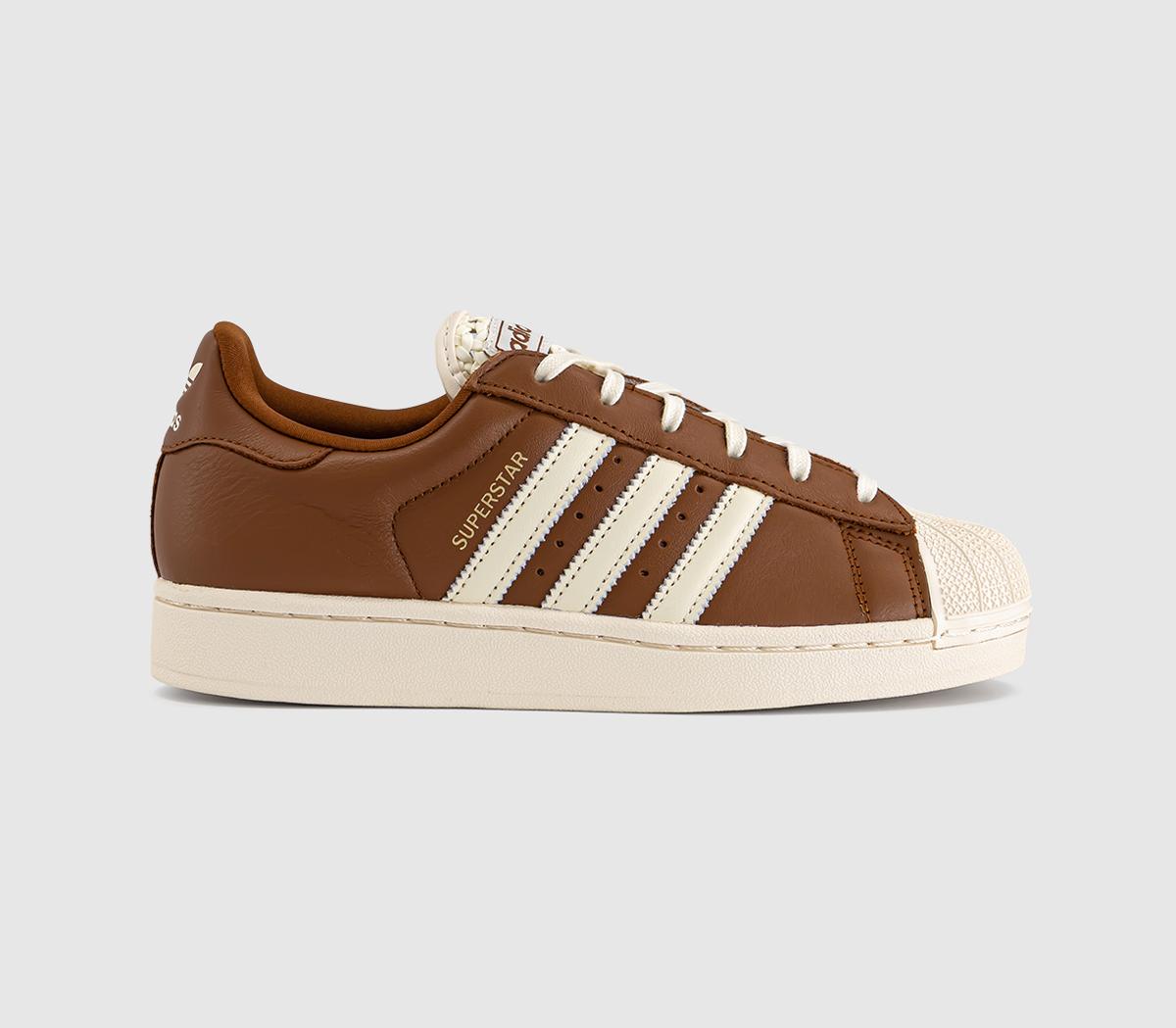 adidas Superstar II Trainers Dusky Bronze Cream White Wonder White