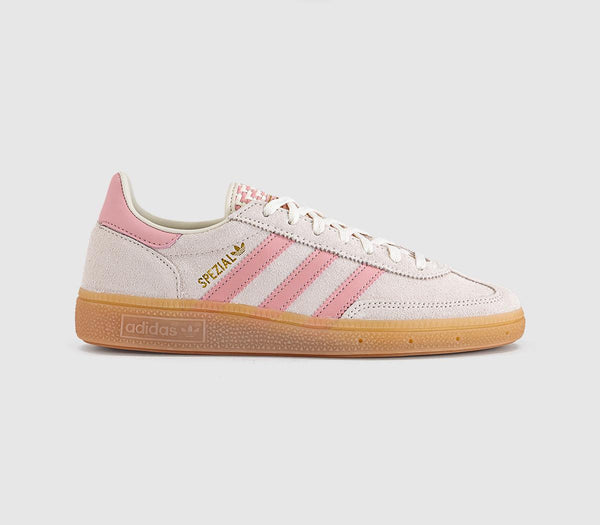 adidas Handball Spezial Trainers Off White Wonder Mauve Gold Metallic