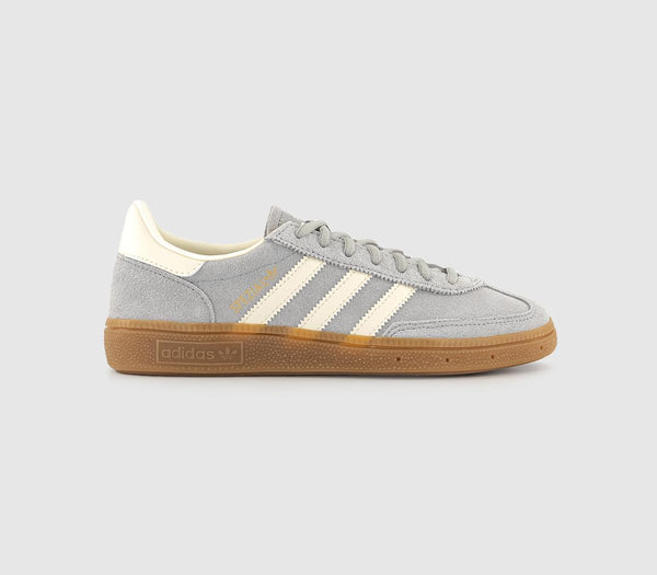 Odd Sizes -  adidas Handball Spezial Grey Cream White White - UK Sizes Right 5.5/Left 6