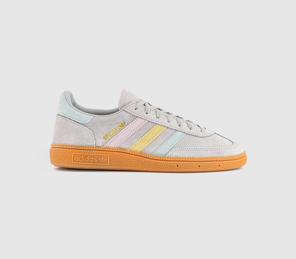  adidas Handball Spezial Trainers Grey Almost Pink Gum Uk Size 5