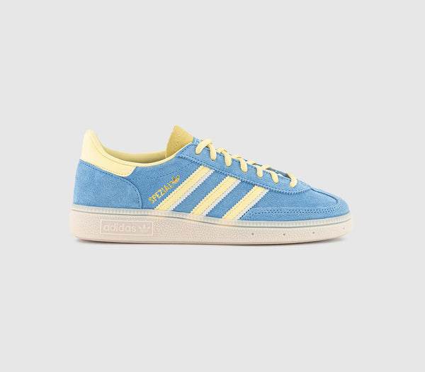 Odd sizes - adidas Handball Spezial Semi Blue Burst Almost Yellow Crystal White Uk Sizes Right 5/Left 4