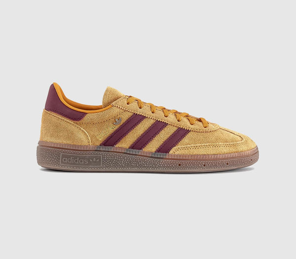 adidas Handball Spezial Trainers Preloved Yellow Shadow Red Gold Metallic