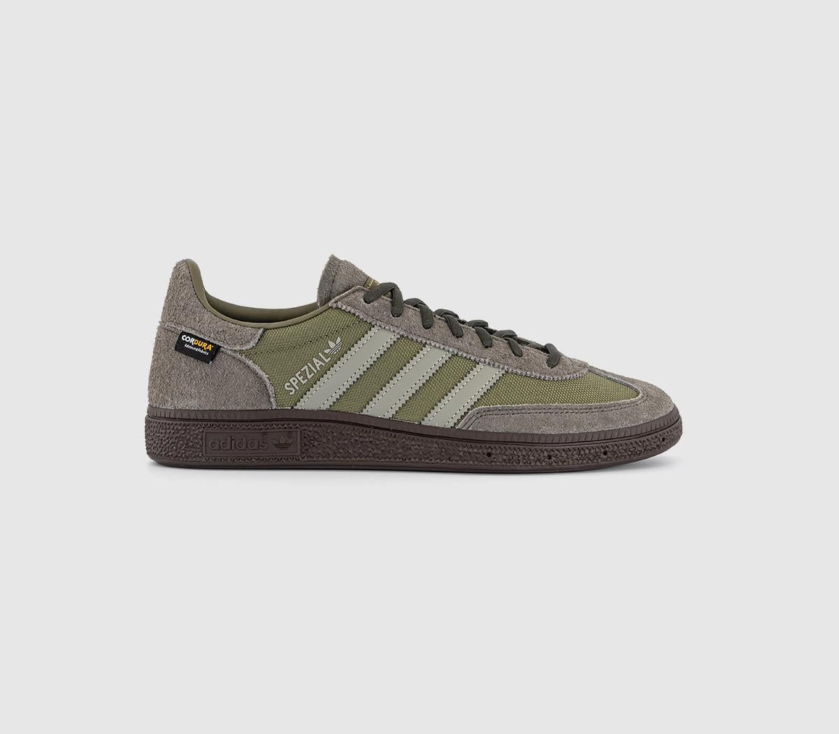 adidas Handball Spezial Trainers Focus Olive Silver Pebble Shadow Olive