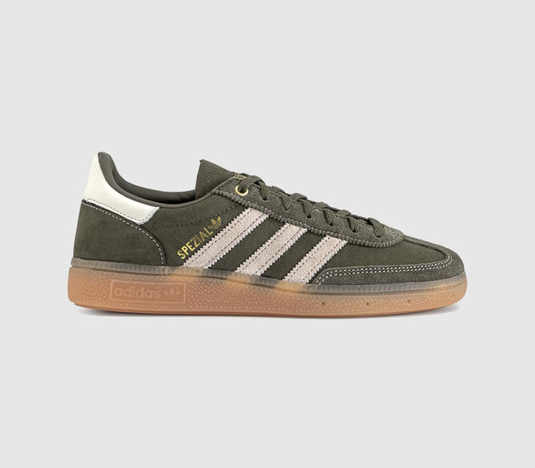 adidas Handball Spezial Trainers Olive Stata Satin Stitch White Gum