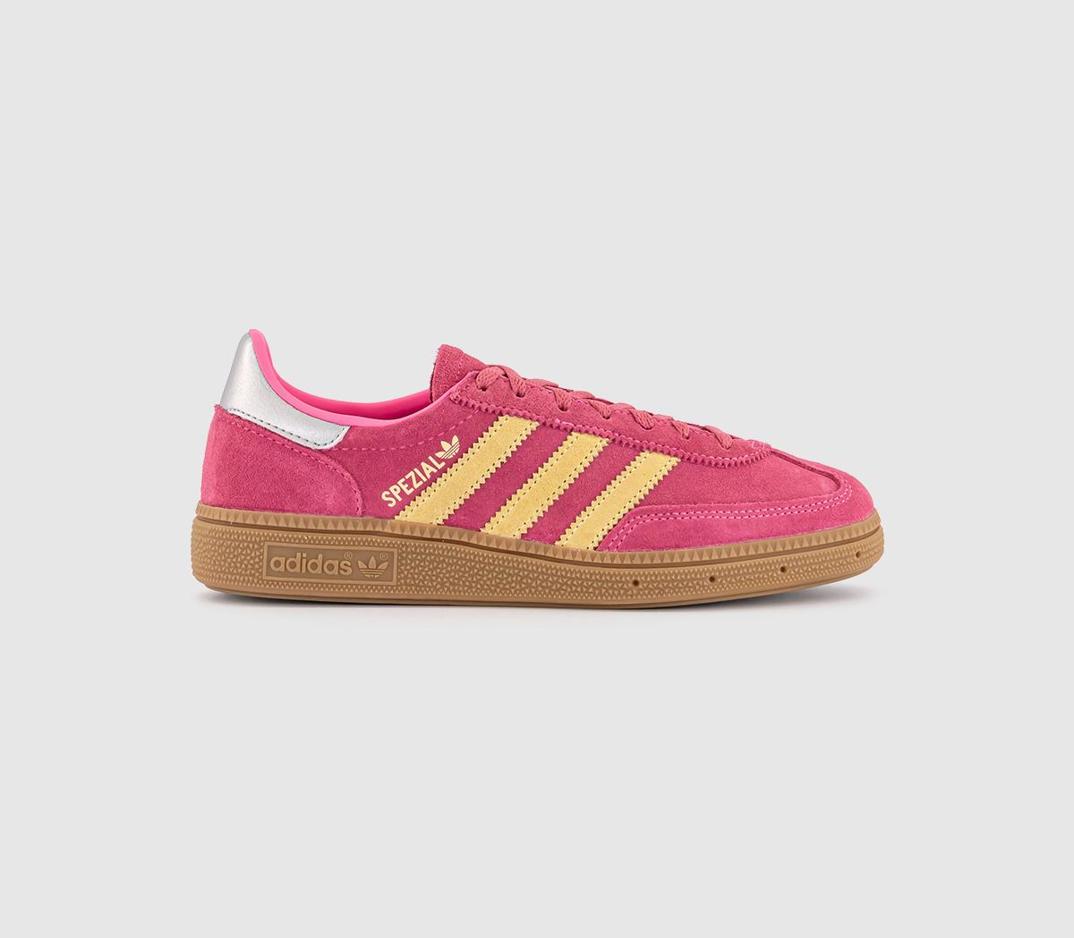 adidas Handball Spezial Trainers Lucid Pink Almost Yellow Silver Metallic