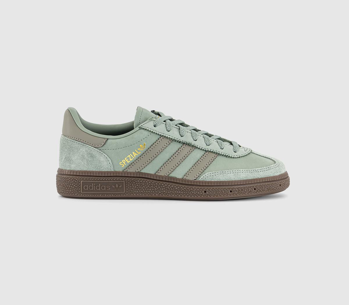 adidas Handball Spezial Trainers Silver Green Silver Pebble Gum