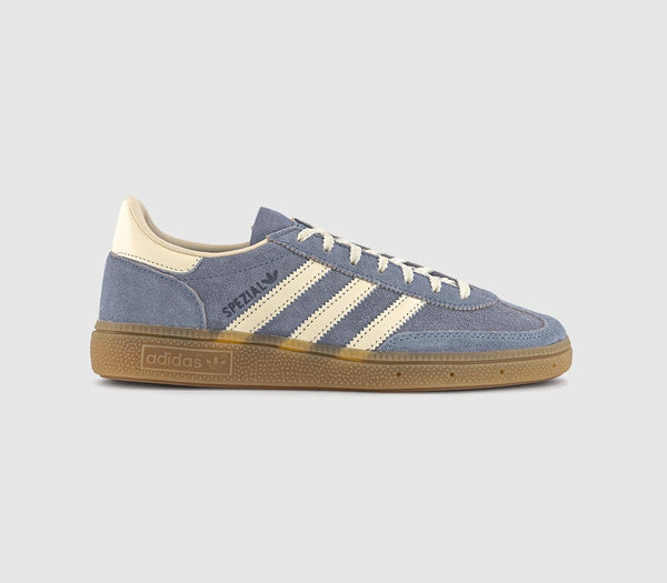  adidas Handball Spezial Trainers Silver Violet Cream White Gum Uk Size 6