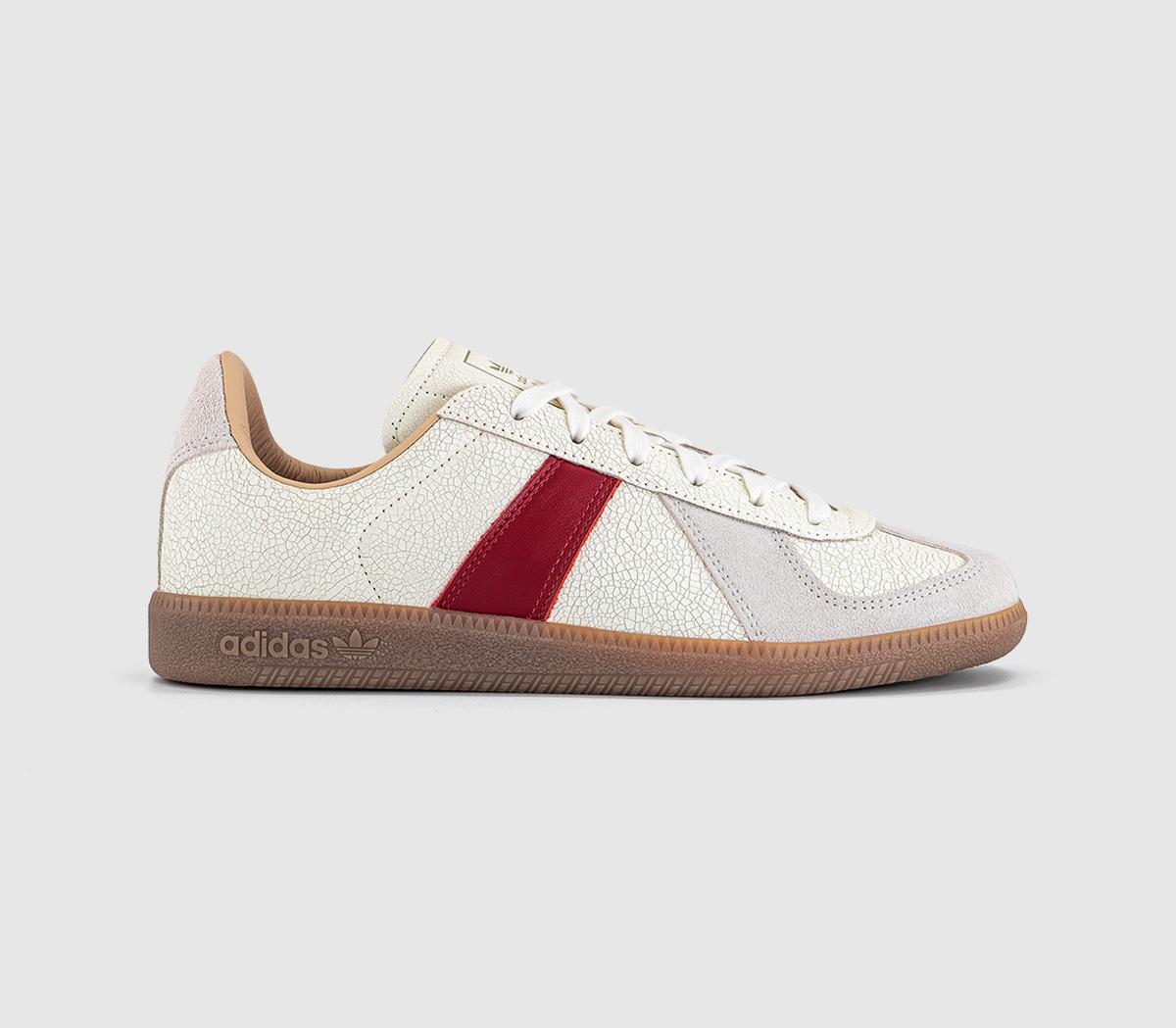 adidas BW Army Trainers Core White Team Victory Red Gum