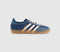 adidas Gazelle Indoor Trainers Dark Blue Bliss Orange Preloved Ink