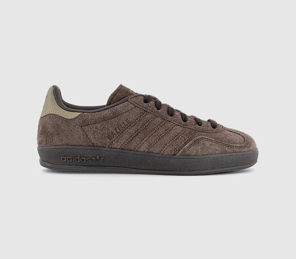 adidas Gazelle Indoor Trainers Dark Brown Dark Brown Orbit Green