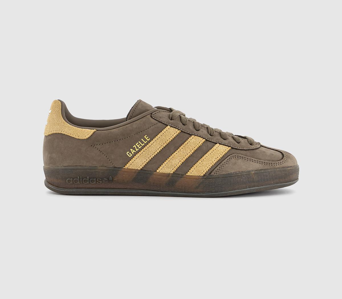 adidas Gazelle Indoor Trainers Cargo Brown Golden Beige