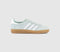  adidas Gazelle Indoor Trainers Ash Green White Gum Uk Size 5