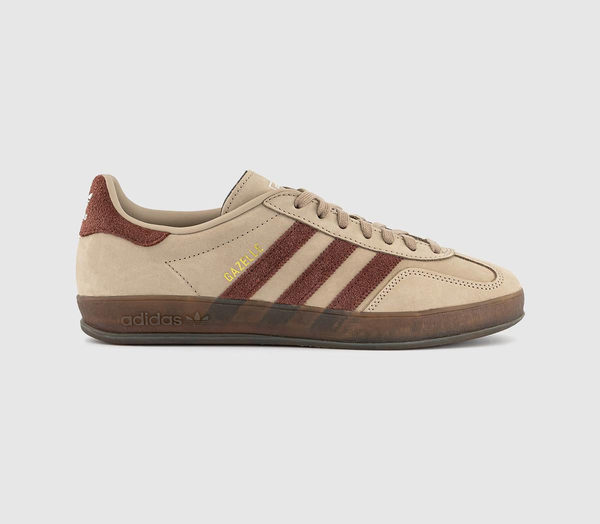 adidas Gazelle Indoor Trainers Trace Khaki Fox Brown