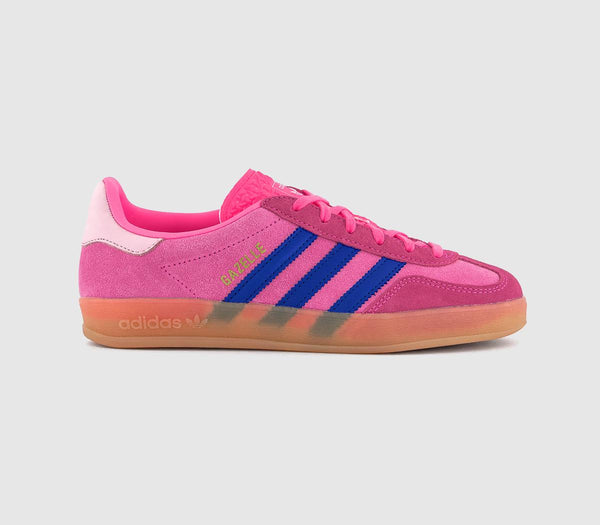  adidas Gazelle Indoor Trainers Lucid Pink Clear Pink Gum Uk Size 4