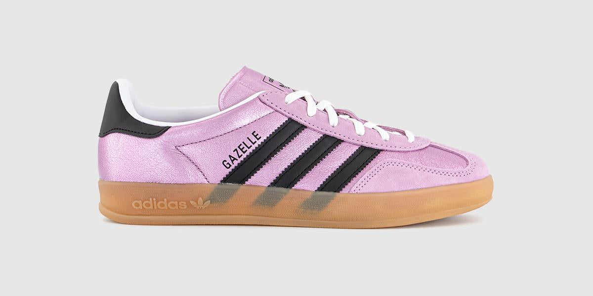 adidas Gazelle Indoor Trainers Bliss Lilac Black Metallic – OFFCUTS SHOES  by OFFICE