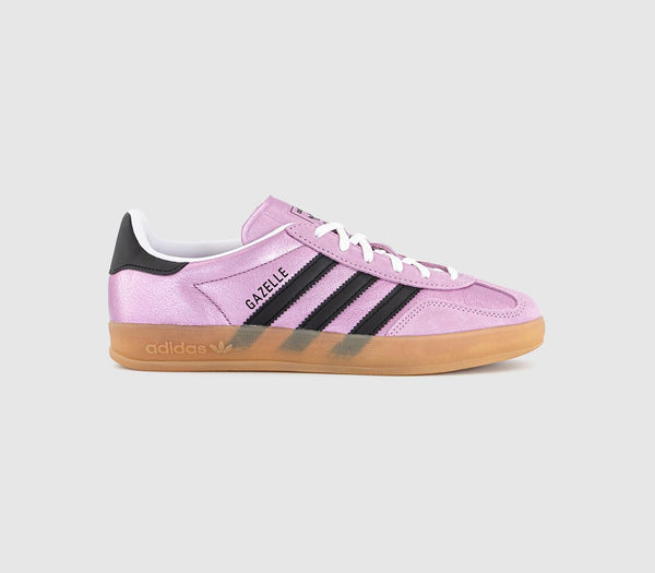 adidas Gazelle Indoor Trainers Bliss Lilac Black Metallic