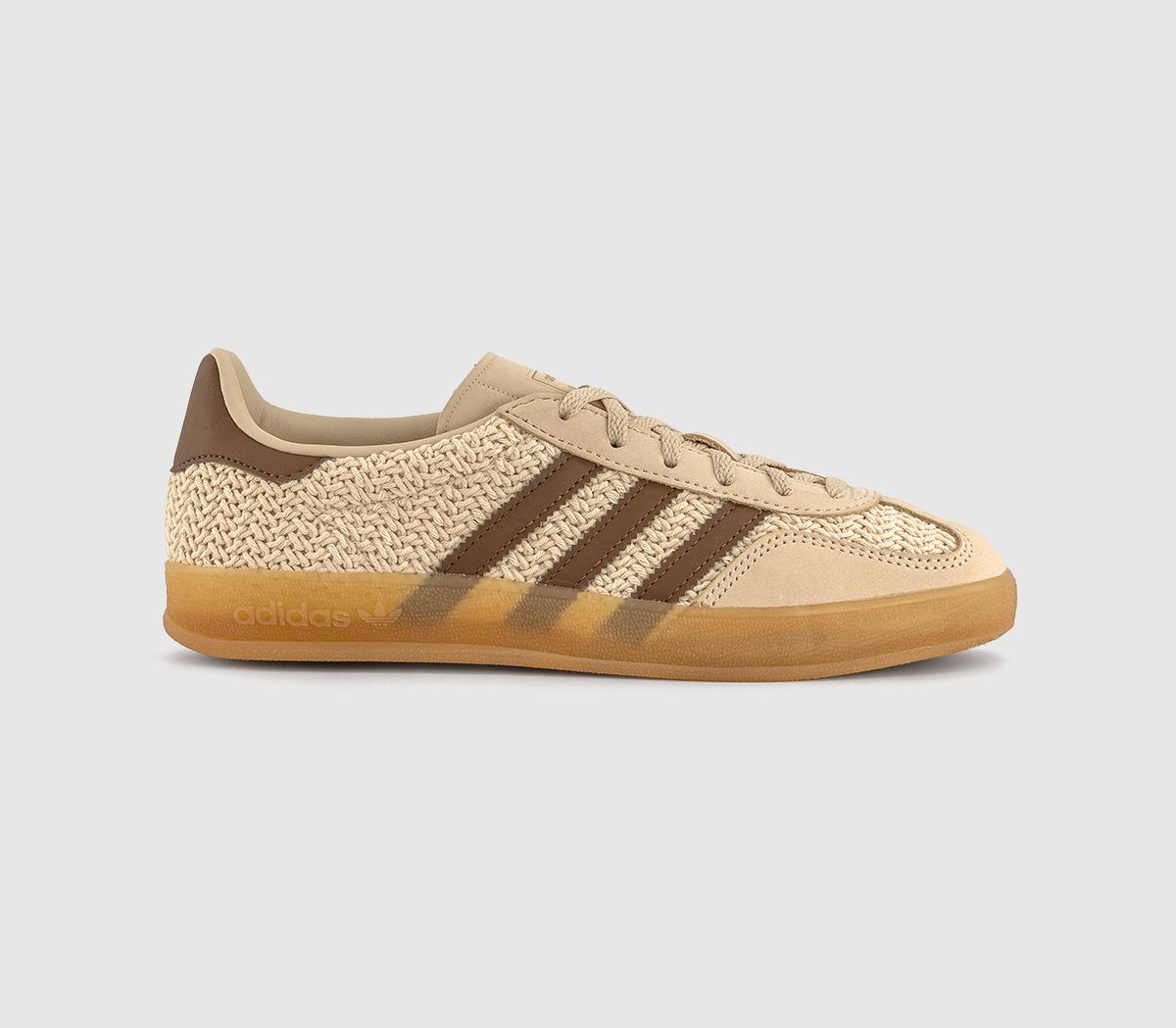 adidas Gazelle Indoor Trainers Sand Strata Preloved Brown Gum
