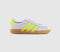 Womens Adidas Gazelle Indoor Silver Dawn Solar Yellow Gum Uk Size 7