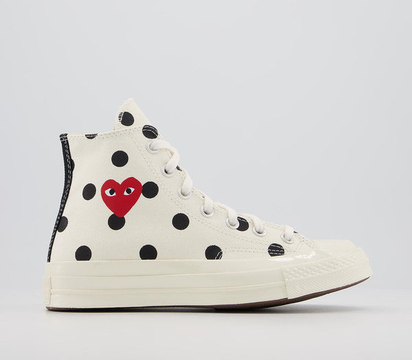 Comme Des Garcon Ct Hi 70 S X Play Cdg Polka Off White
