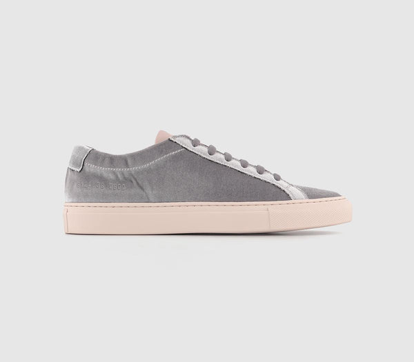 Common Projects Achilles Low W Trainers Nude Velvet