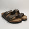 Mens BIRKENSTOCK Arizona Two Strap Sandals Faded Khaki Oiled Leather Sfb UK Size 9.5 EU44