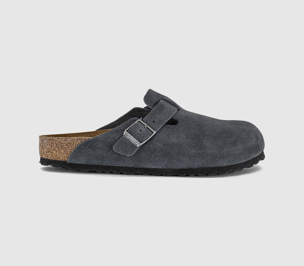 Mens BIRKENSTOCK Boston Clogs Charcoal UK Size 8 EU42