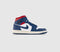 Odd sizes - Womens Jordan Air Jordan 1 Mid White French Blue Gym Red Uk Sizes Right 5/Left 4