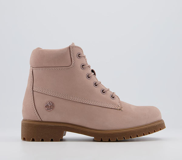 Womens Timberland Slim Premium 6 Inch Boots Soft Pink Uk Size 3.5